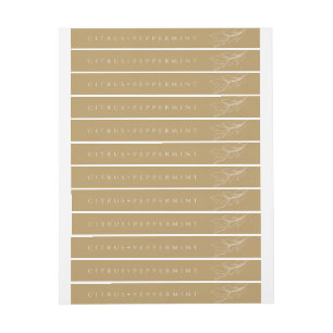 Minimalistisches Vintages Siegel Tamer-Proof-Label