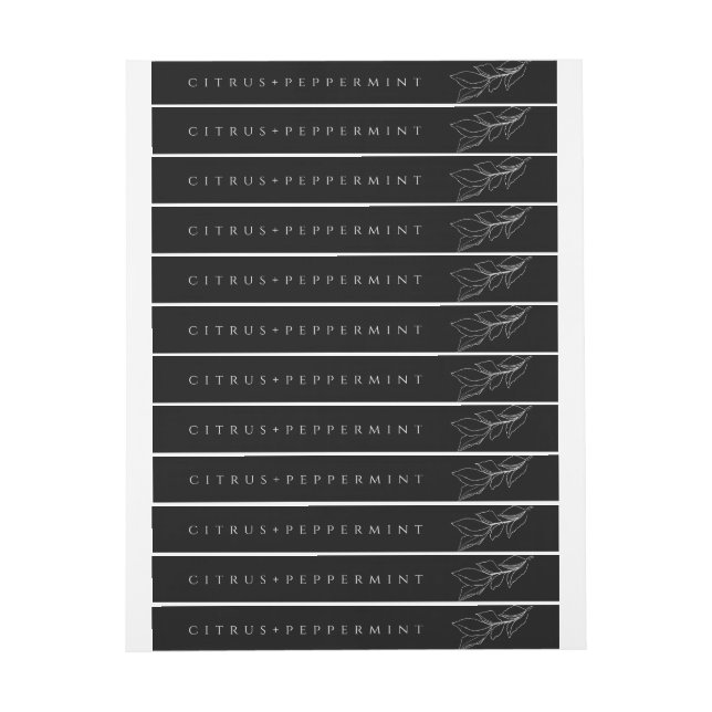 Minimalistisches Vintages Siegel Tamer-Proof-Label (Bogen)