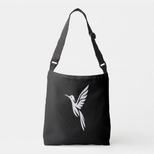 Minimalistisches Vogel-T-Shirt für Verandakolibril Tragetaschen Mit Langen Trägern
