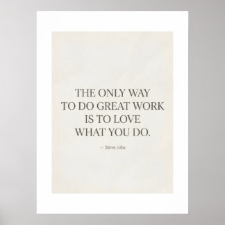 Minimalistisches Wandposter Poster