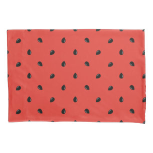 Minimalistisches Wassermelone-Samen-Muster Kissenbezug