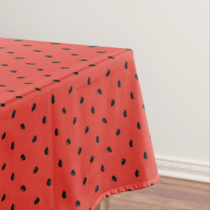 Minimalistisches Wassermelone-Samen-Muster Tischdecke