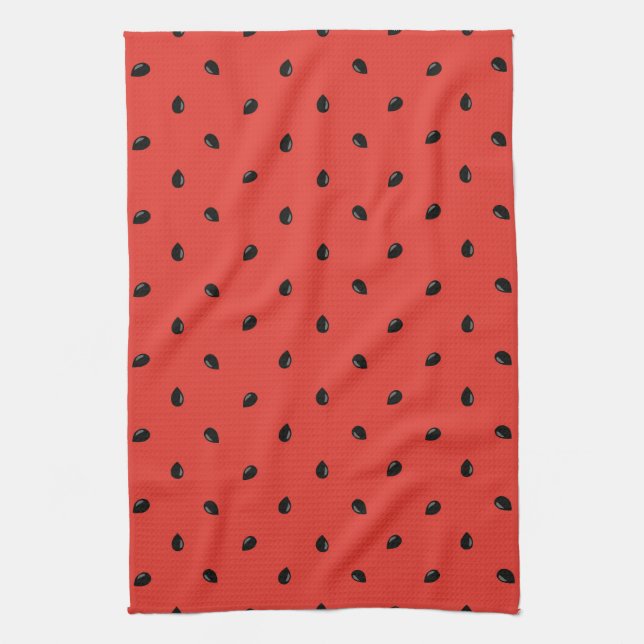 Minimalistisches Wassermelonenmuster Handtuch (Vertikal)