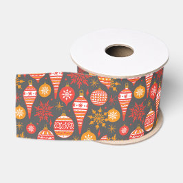 Minimalistisches Weihnachts-Ästhetik-Muster - Feie Ripsband