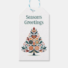 Minimalistisches Weihnachtsfest in individueller F Geschenkanhänger