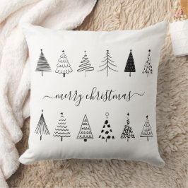 Minimalistisches Weihnachtsmuster Kissen