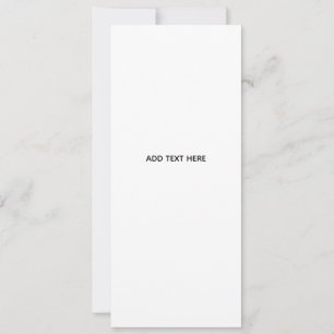 Minimalistisches Weiß Elegant für jeden Anlass Feiertagskarte