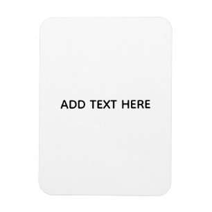 Minimalistisches Weiß Elegant für jeden Anlass Magnet