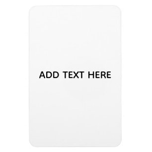 Minimalistisches Weiß Elegant für jeden Anlass Magnet