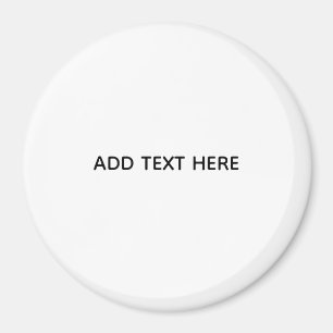 Minimalistisches Weiß Elegant für jeden Anlass Magnet
