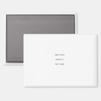 Minimalistisches Weiß Elegant für jeden Anlass Magnet