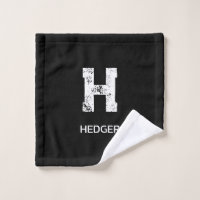 MINIMALISTISCHES WEIßES EIN-BUCHSTABEN-MONOGRAMM N