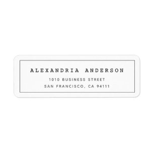 Minimalistisches weißes, sauberes Grenzflächenkenn