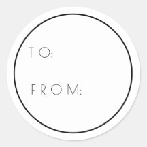 Minimalistisches weißes Schwarz bis und von Weihna