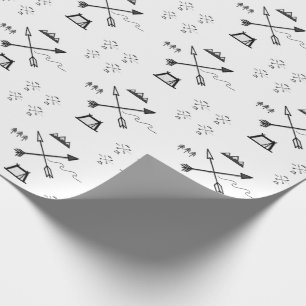 Minimalistisches Wildnis-Verpackungs-Papier Geschenkpapier