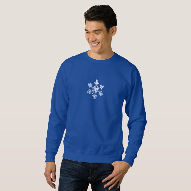 Minimalistisches Winter-Hoodie-Design Sweatshirt (Vorne ganz)