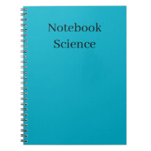 minimalistisches Wissenschaftsnotizbuch