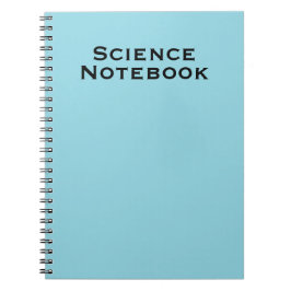 Minimalistisches Wissenschaftsnotizbuch Notizblock