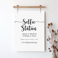 Minimalistisches Zeichen der Kalligrafie-Selfie-St