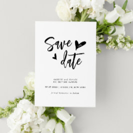 Minimalistisches zeitgenössisches Chic Save The Date