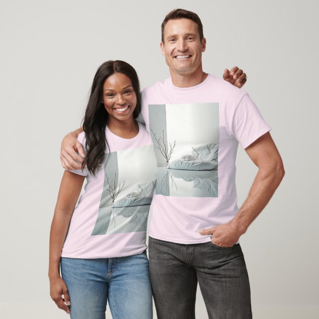 Minimalistisches Zen-Innendesign T-Shirt (Unisex)