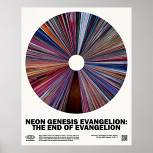 MinimalNeon Genesis Evangelion Das Ende von Evange Poster