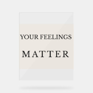 Minimals Poster für Therapiepraxen – Ihre Gefühle