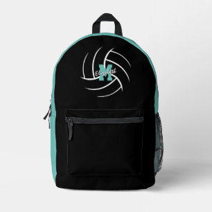 Minimalsport mit Monogramm Volleyball Bedruckter Rucksack