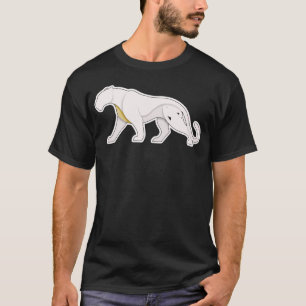Minimalsymbol Panther Abstraktes Tiersymbol T-Shirt