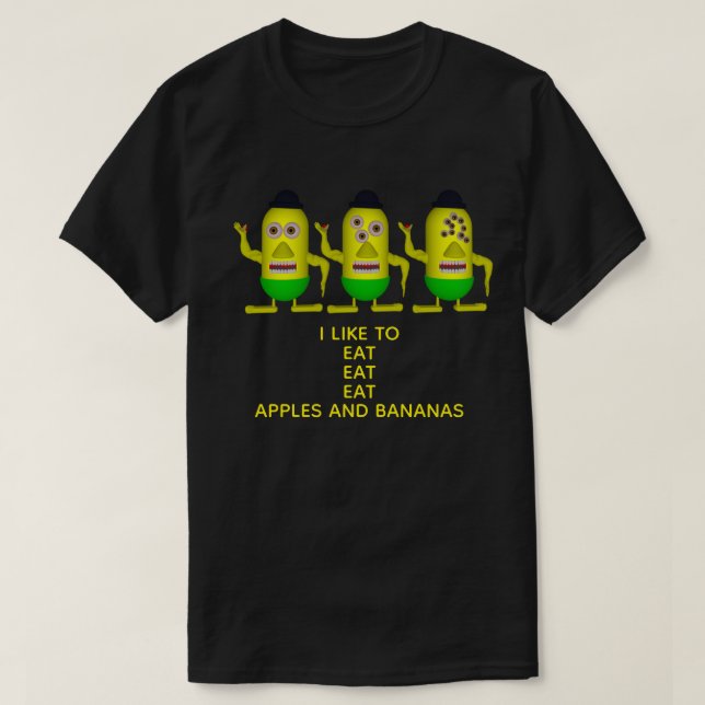 Minimen mit Text-T-Shirt T-Shirt (Design vorne)