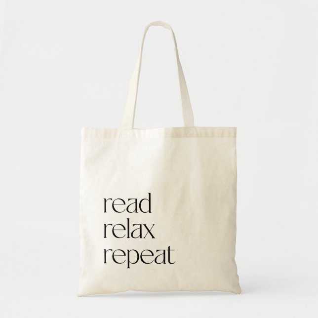 Minimilastic Book Reader-Tasche Tragetasche (Vorne)