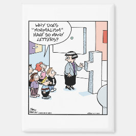 Minimilismus Kunst Magnet