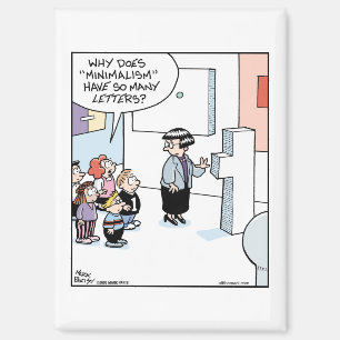 Minimilismus Kunst Magnet