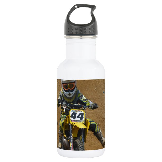 MiniMotocross Trinkflasche (Vorderseite)