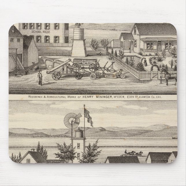 Mininger, Dennis & Hauschildt Residenzen Mousepad (Vorne)