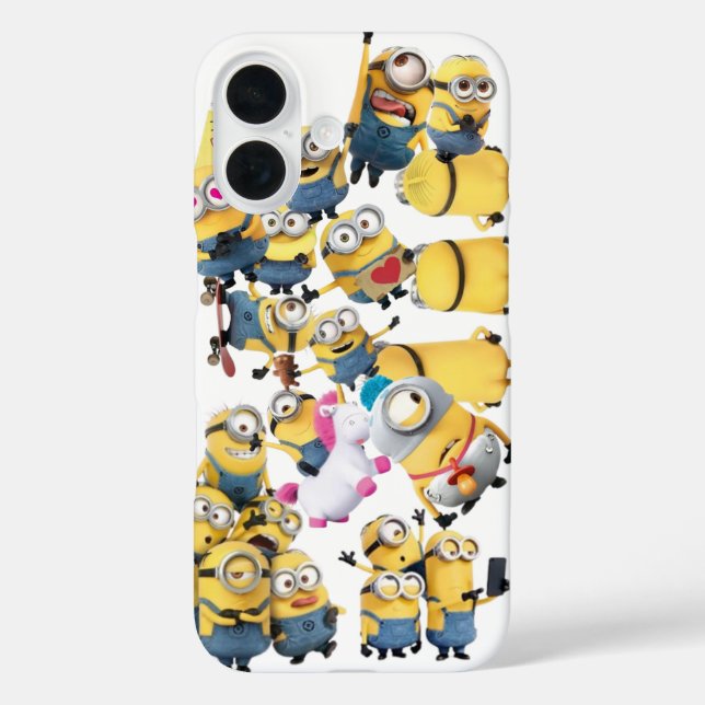 Minions Iphone 16 Handyhülle Case-Mate iPhone Hülle (Rückseite)