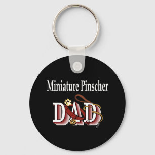 Minipinscher Papa-Schlüsselanhänger Schlüsselanhänger