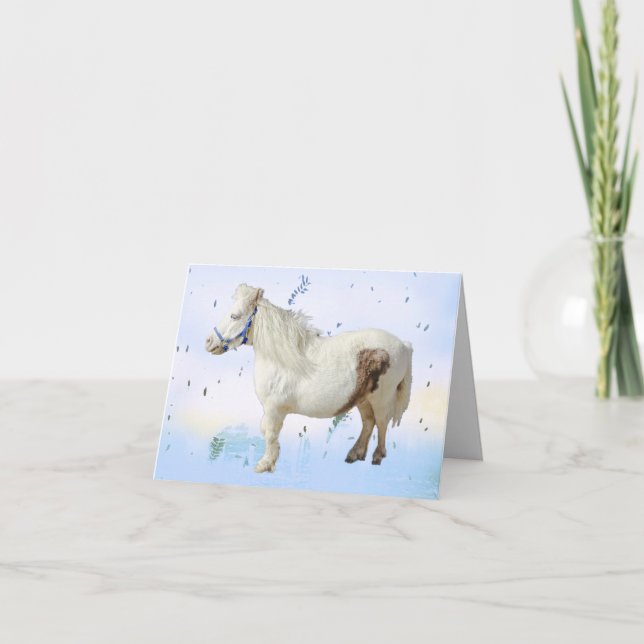 Minipony Dankeskarte (Vorderseite)