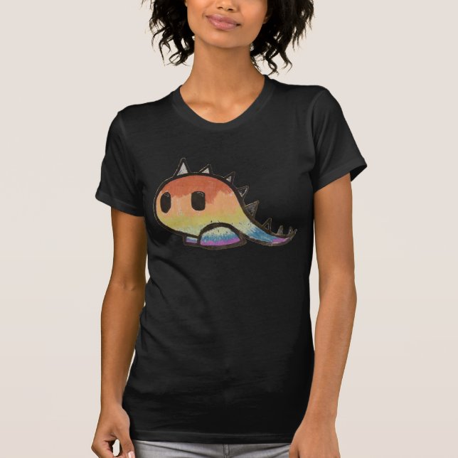 Miniregenbogendinosaurier T-Shirt (Vorderseite)