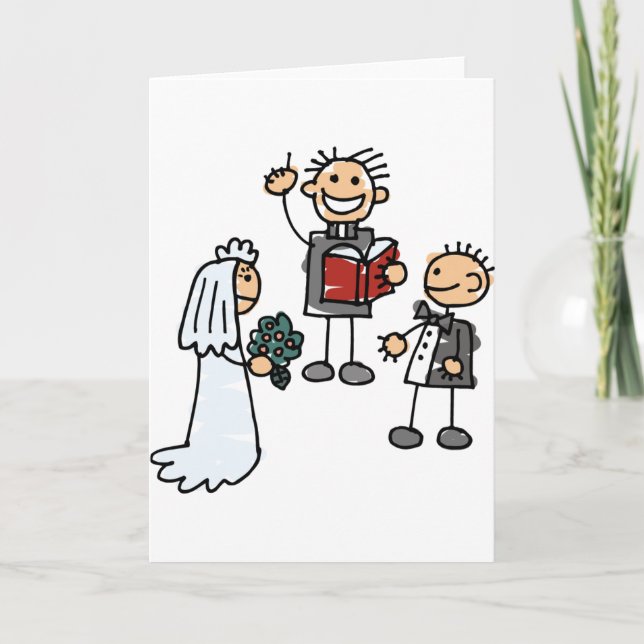 Minister der ehrwürdige Priester führt Karte (Vorderseite)