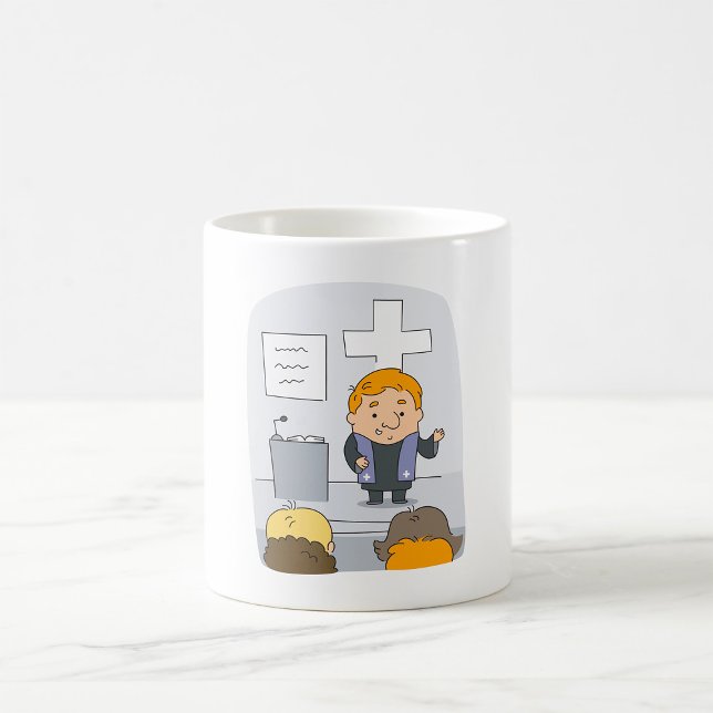 Minister predigt der Gemeinde Kaffeetasse (Von Creator hochgeladen)