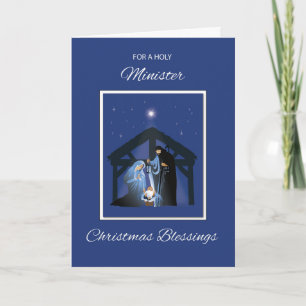 Minister Weihnachts-Segmentleiter auf Blue Karte