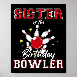 Ministerin des Bowlings Bowler Bday Party C Poster