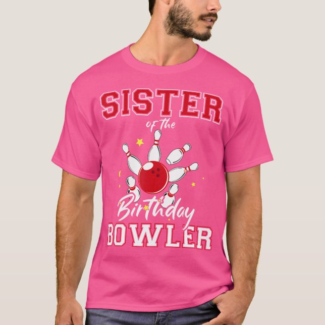 Ministerin des Bowlings Bowler Bday Party C T-Shirt (Vorderseite)