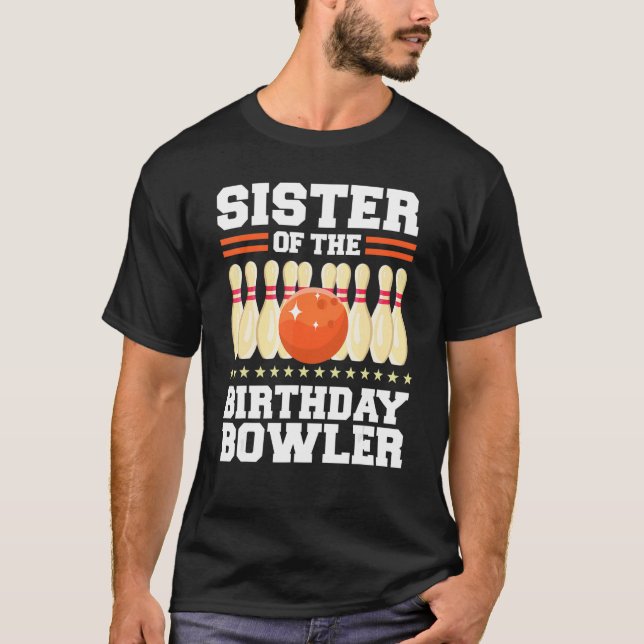 Ministerin des Bowlings Bowler Bday Party C T-Shirt (Vorderseite)