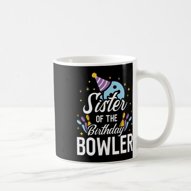 Ministerin des Bowlings Bowler zum Geburtstag Part Kaffeetasse (Rechts)