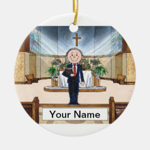 Ministerin für Männer Keramik Ornament