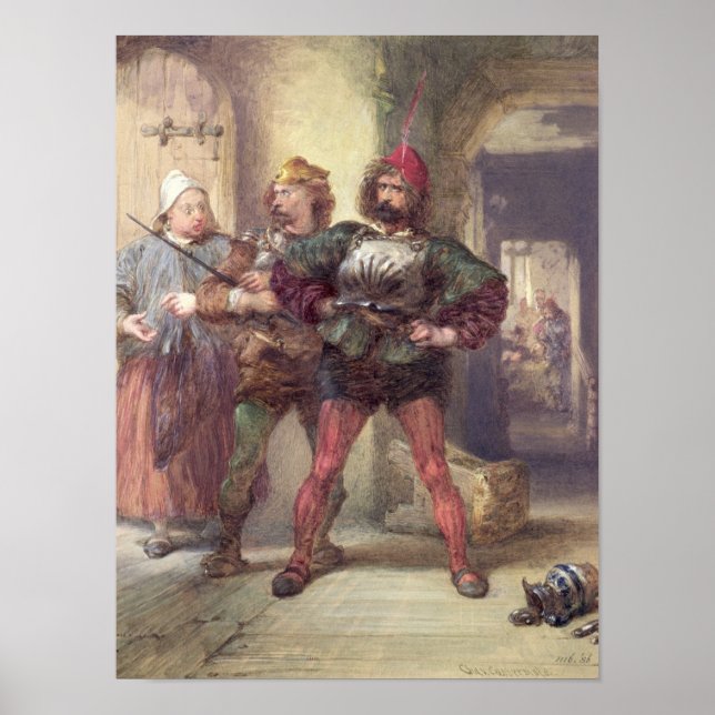 Ministerin schnell, Nym und Bardolph Poster (Vorne)