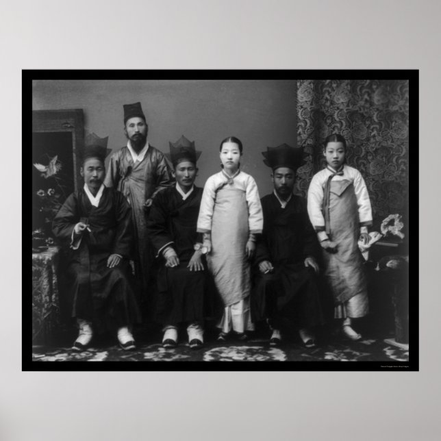 Ministerin und Ältere Korea 1910 Poster (Vorne)