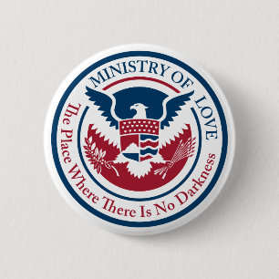 Ministerium der Liebe, offizielles Siegel Button